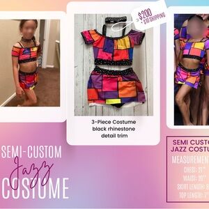Colorful Girls Jazz Costume - CM